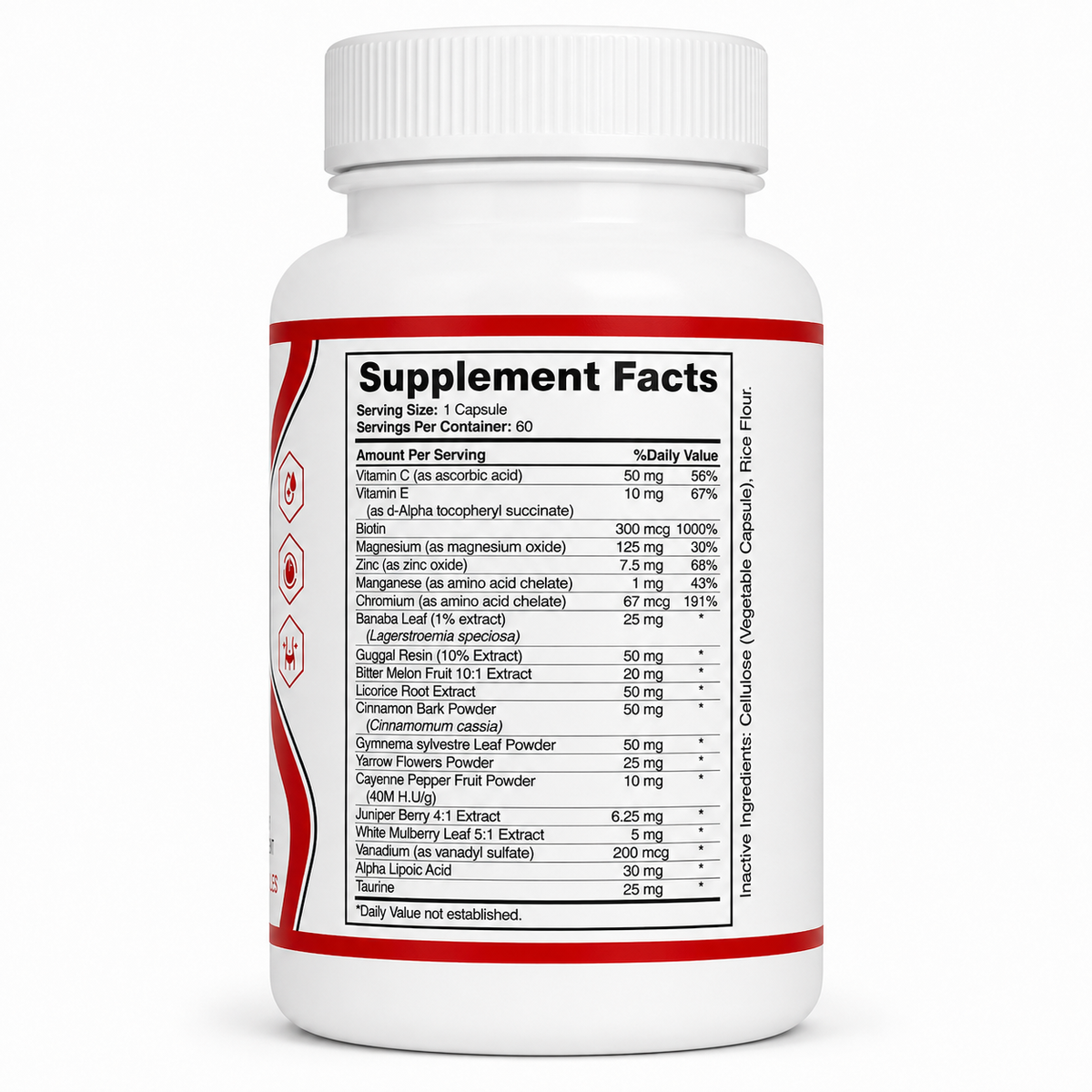 GlycoVista Blood Health Support Dietary Supplement |60 Capsules | Glyco Vista