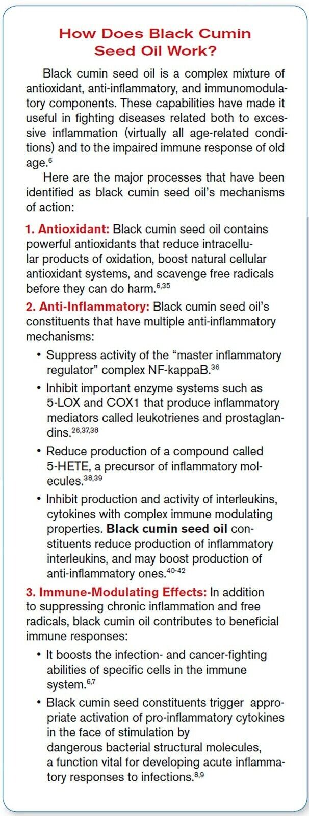 Black Seed Oil Capsules Immune System Black Cumin Max Strength 1000mg 90 Caps