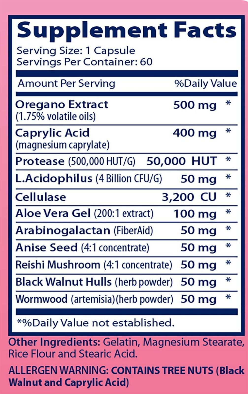Candilex All Natural Formula 60 Capsules