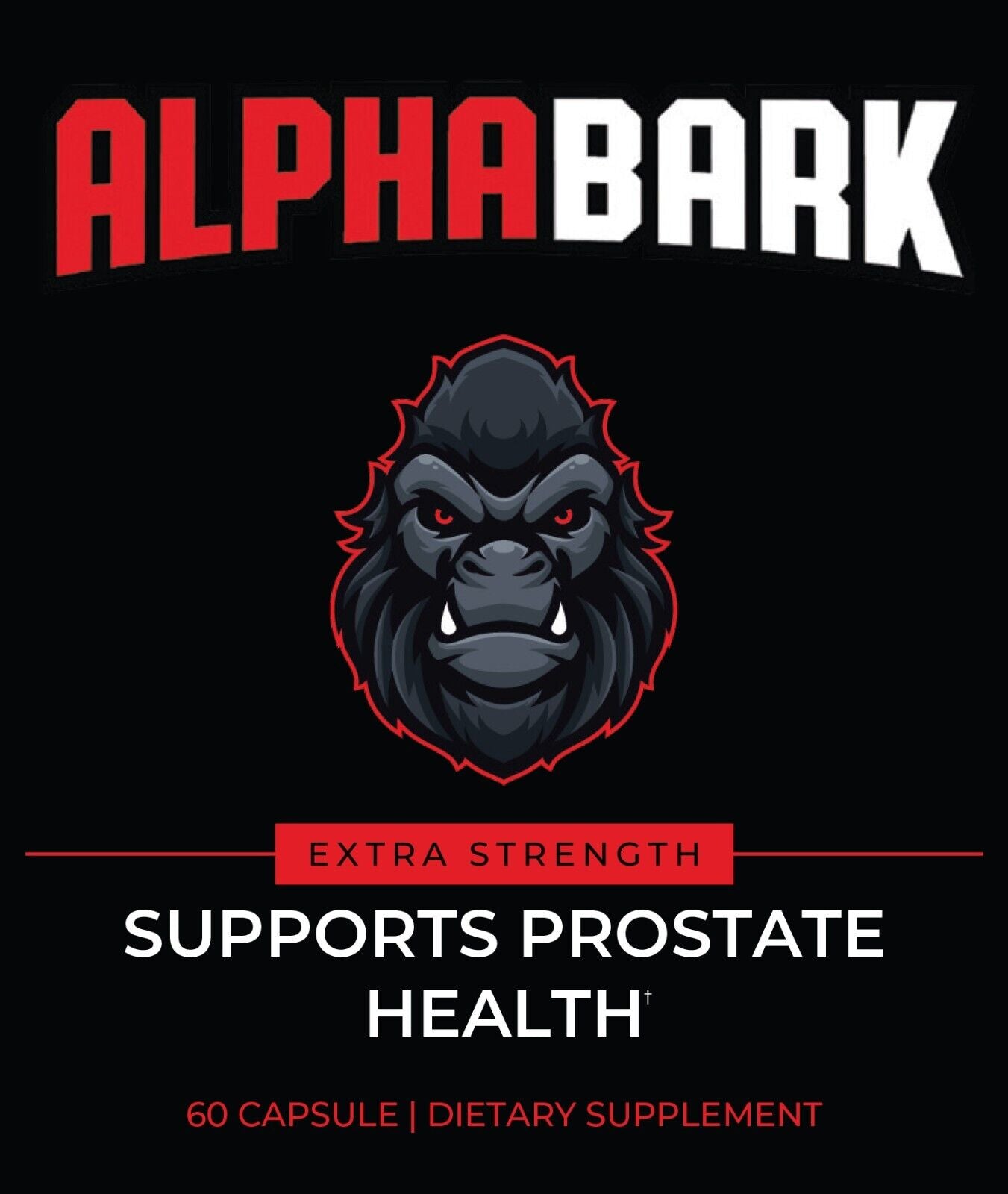 AlphaBark Prostate Support Supplement 60 Capsules - Alpha Bark Prostate Pills