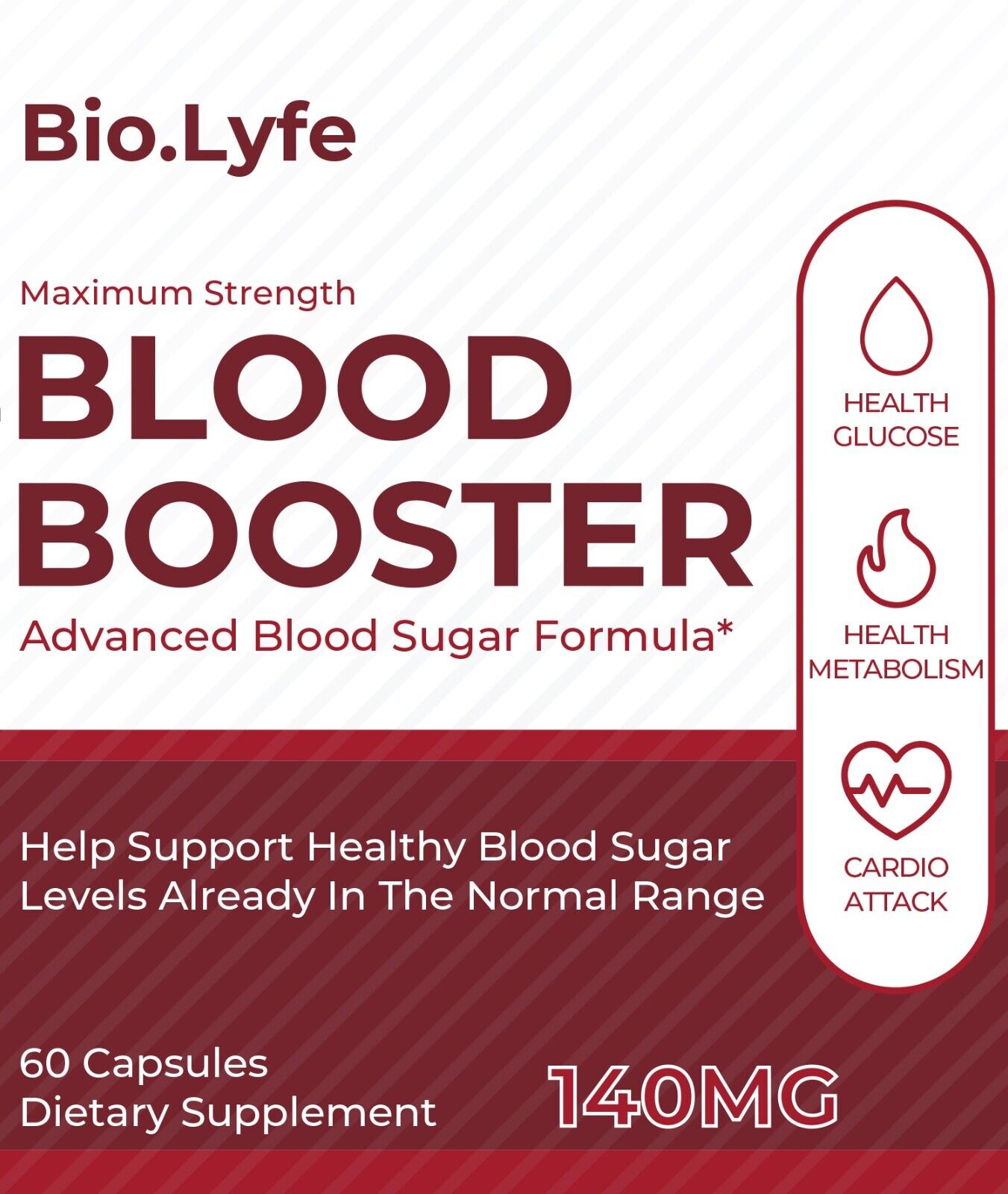 Bio Lyfe Blood Booster - Advanced Blood Health Formula by BioLyfe 60 Capsules