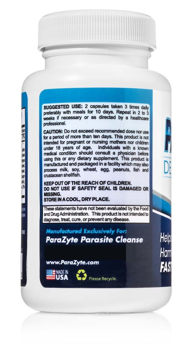 ParaZyte Intestine Support With Wormwood, Black Walnut Hull, Pau D' Arco