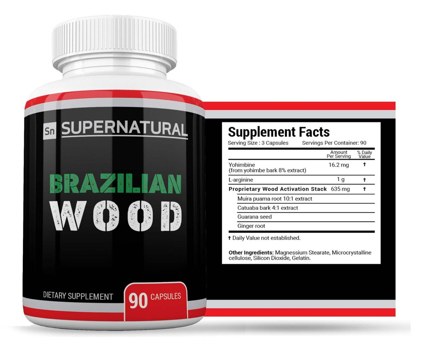 Brazilian Wood Health Supplement - New 90 Capsules
