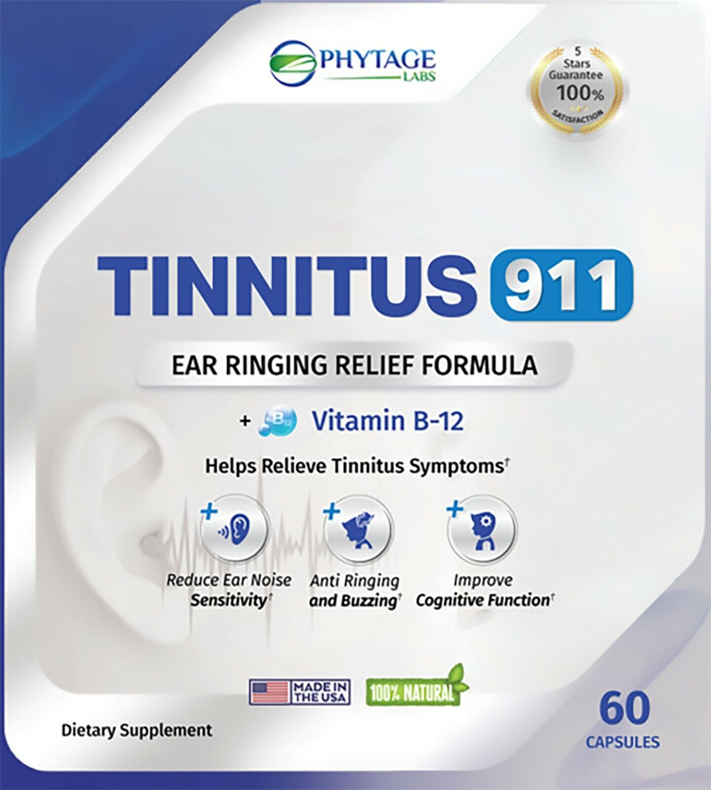 Tinnitus 911 Ear Ringing Relief Supplement