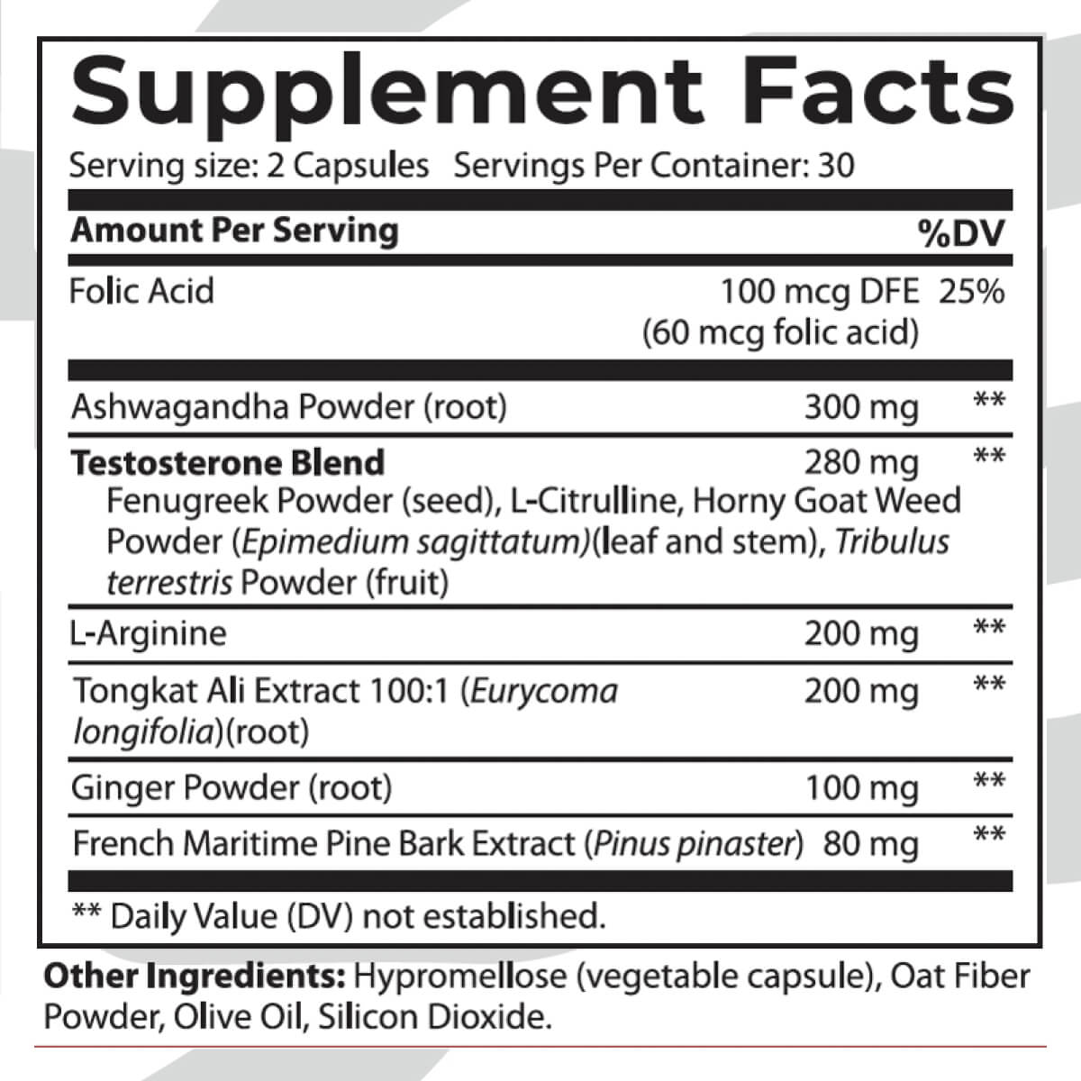 T-Thrive Health Supplement Nation Health - 60 Capsules