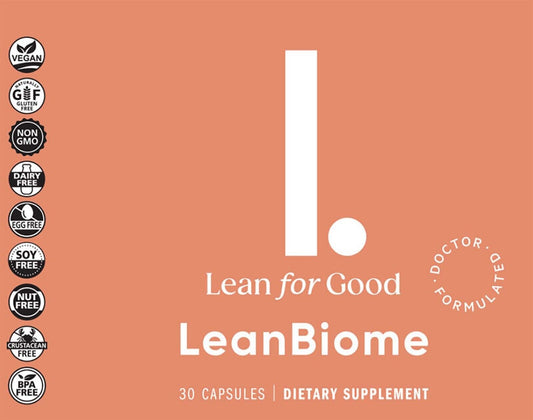 LeanBiome Probiotic To Promote Weight Management and Gut Health 30 Capsules