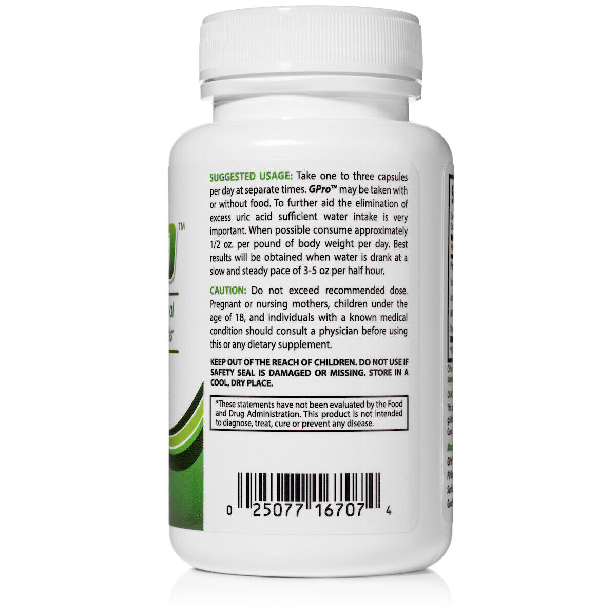 GPro Uric Acid Support Formula Support Healthy Uric Acid Levels – 60 Capsules