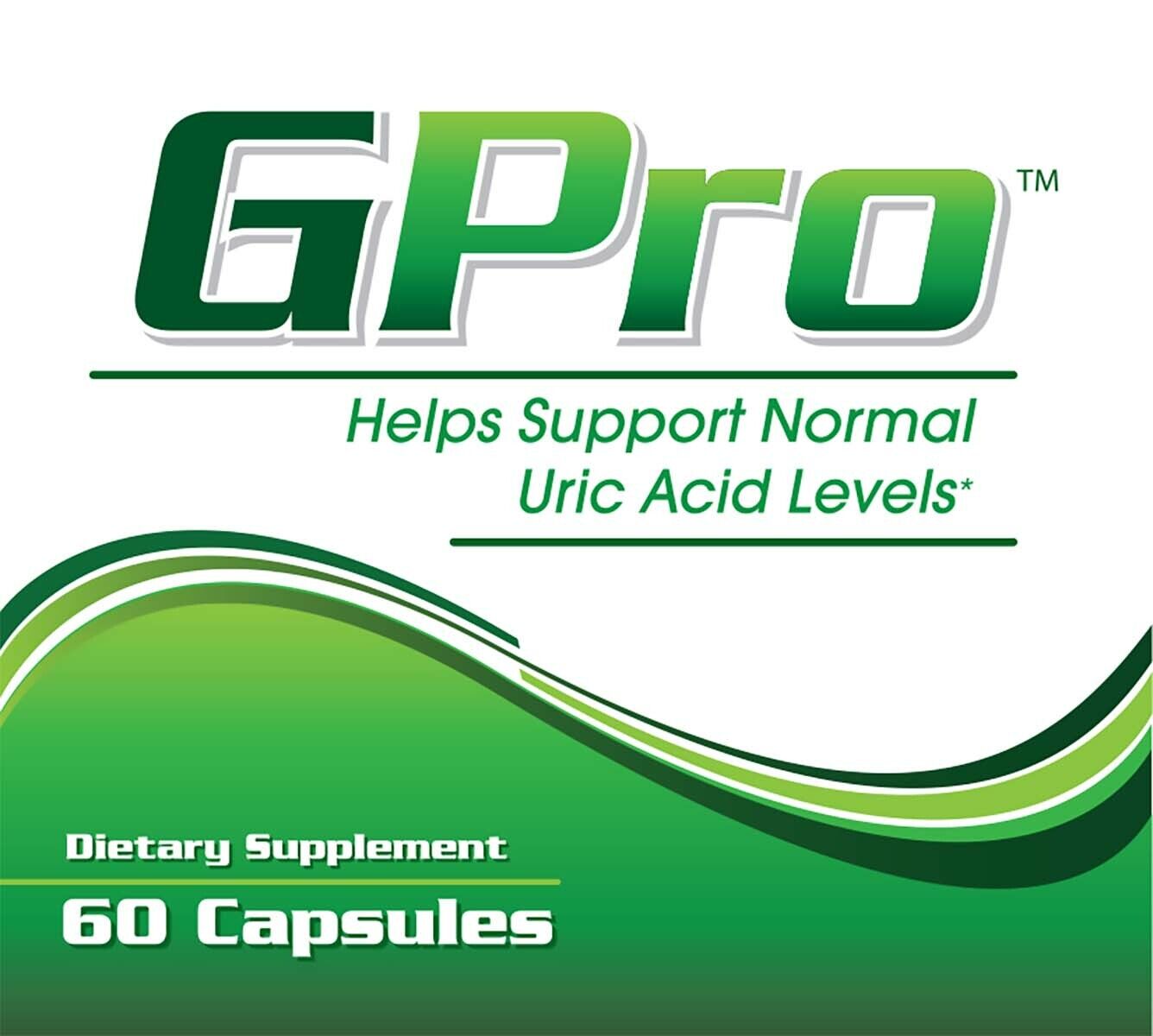 GPro Uric Acid Support Formula Support Healthy Uric Acid Levels – 60 Capsules