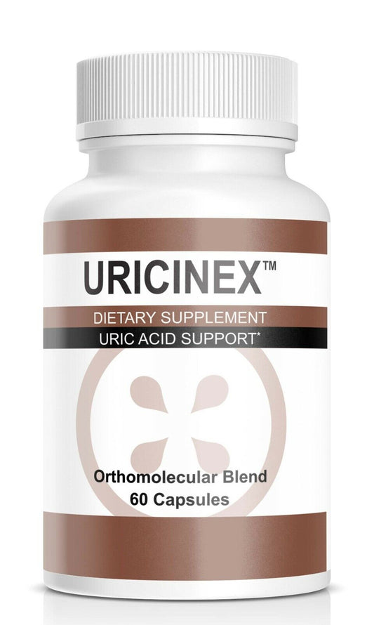 Uricinex Uric Acid Support Supplement - 60 Capsules - New