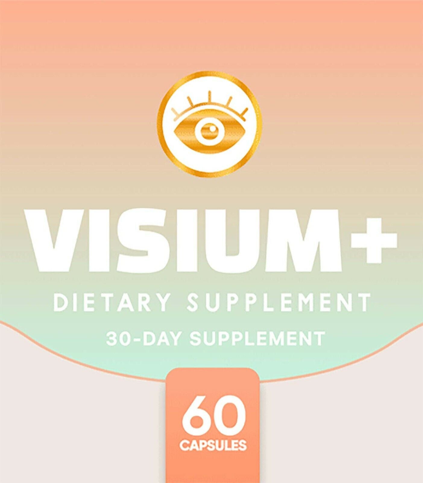 Visium Plus Plus Eye Health Vision Support Supplement 60 Capsules ...