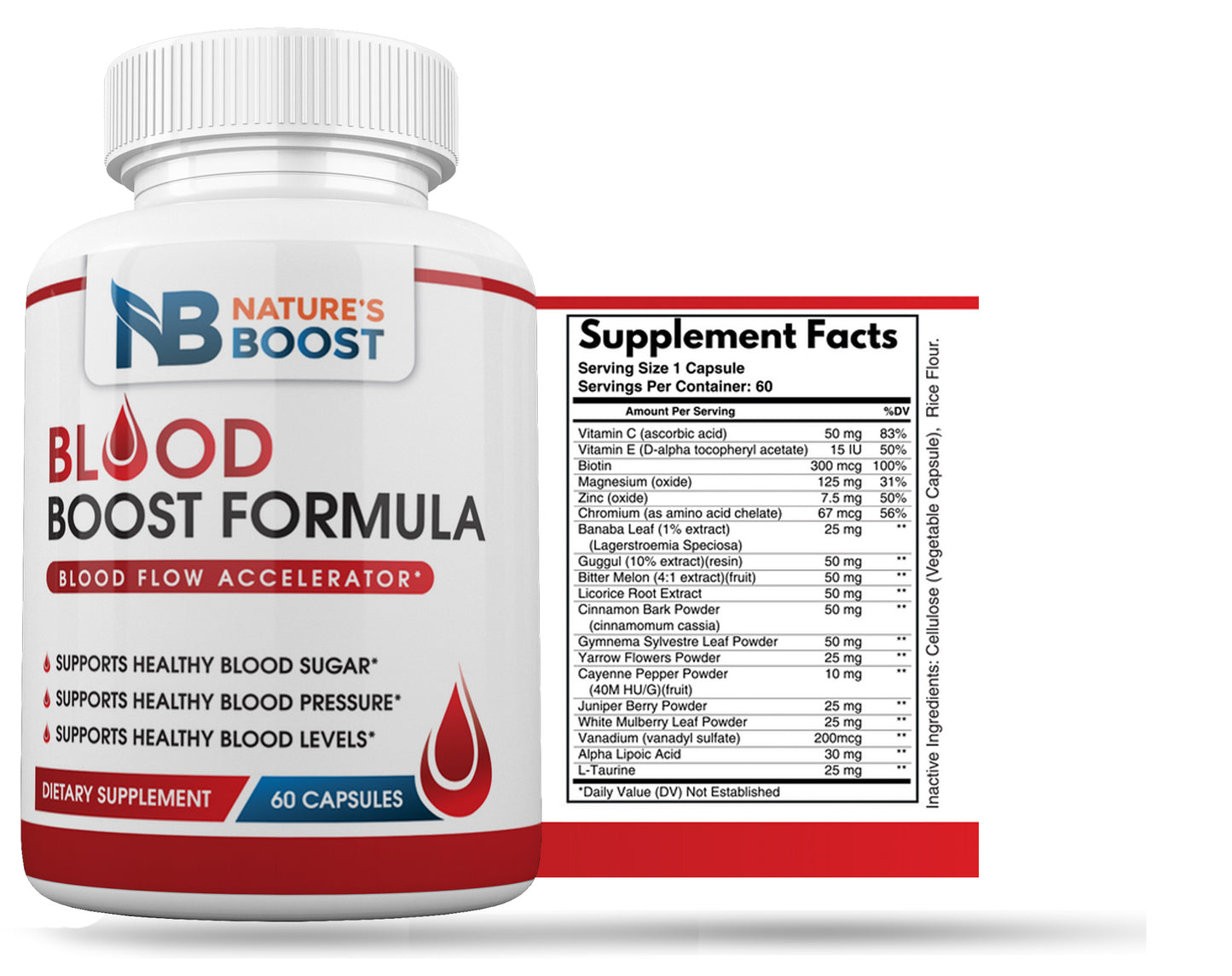 Blood Boost Formula By Nature's Boost